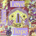PEACE LOVE HOPE IN YELLOW TSHIRT