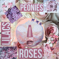PEONIES, LILACS AND ROSES